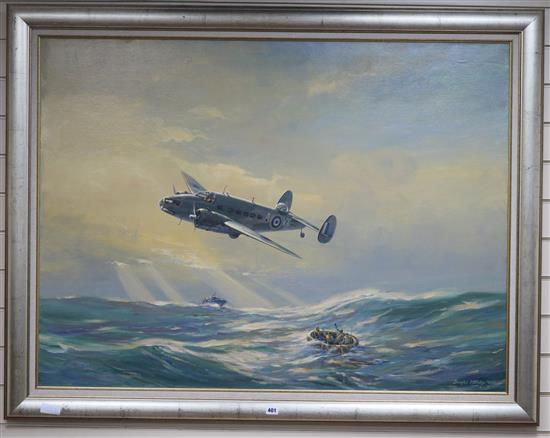 Douglas Ettridge (-2008) RAF rescue at sea 90 x 120cm